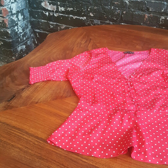 NWOT Wednesday's Girl Blouse - Picture 5 of 7